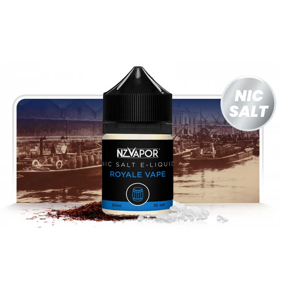 NZVapor Royale Vape Nic Salts 60ml Mixology Vape