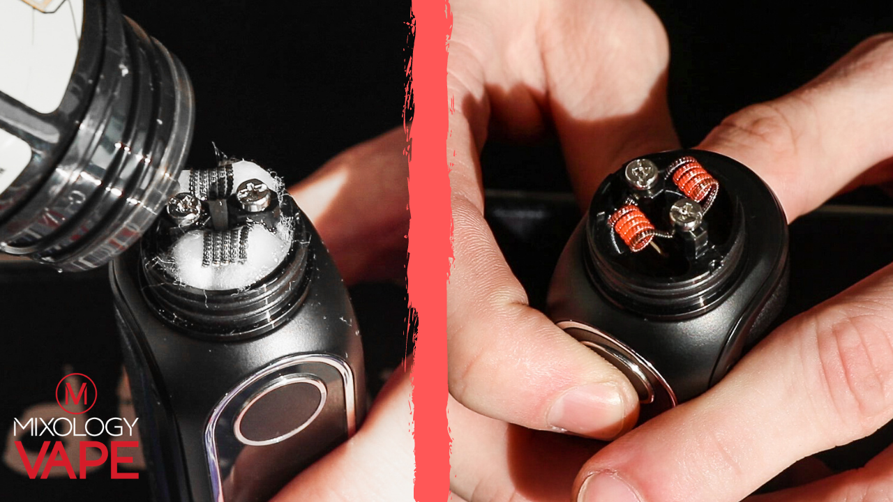 Installing / Wicking RBA Coils Tutorial By Mixology Vape