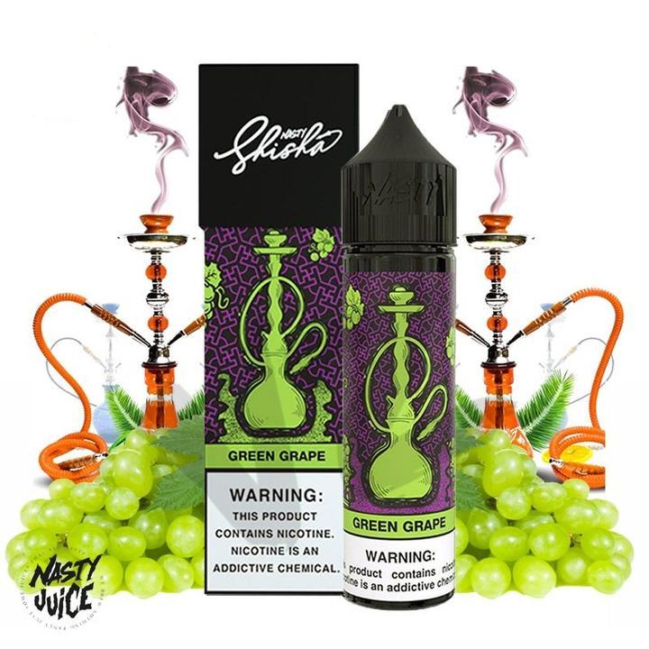Nasty Juice Shisha Green Grape 60ml Vape Juice Mixology Vape