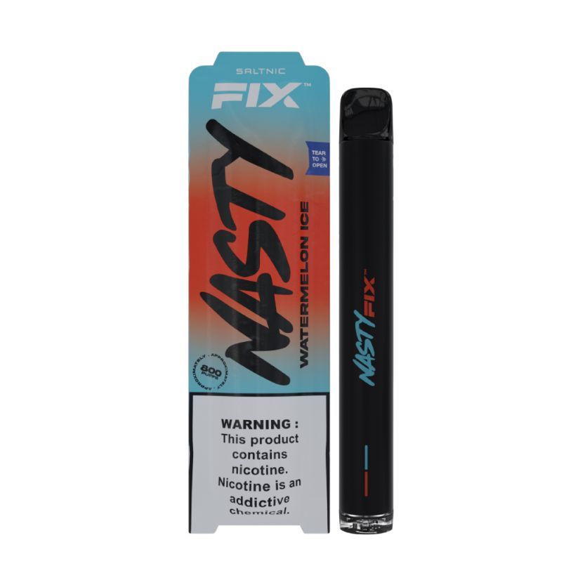 Nasty Fix Disposable Vape Pen 50mg Watermelon Ice Mixology Vape